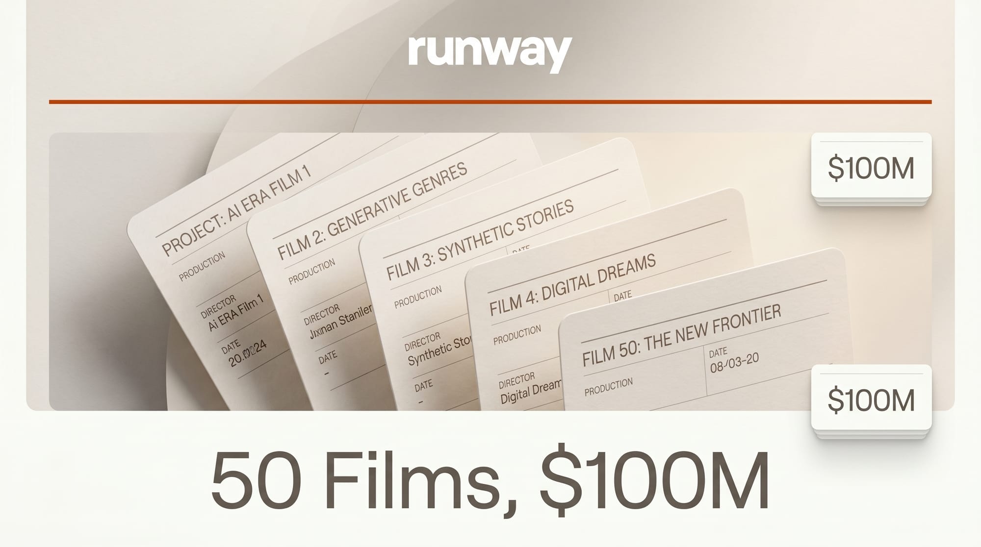 Runway CEO: AI Could Let Hollywood Make 50 Films for $100M