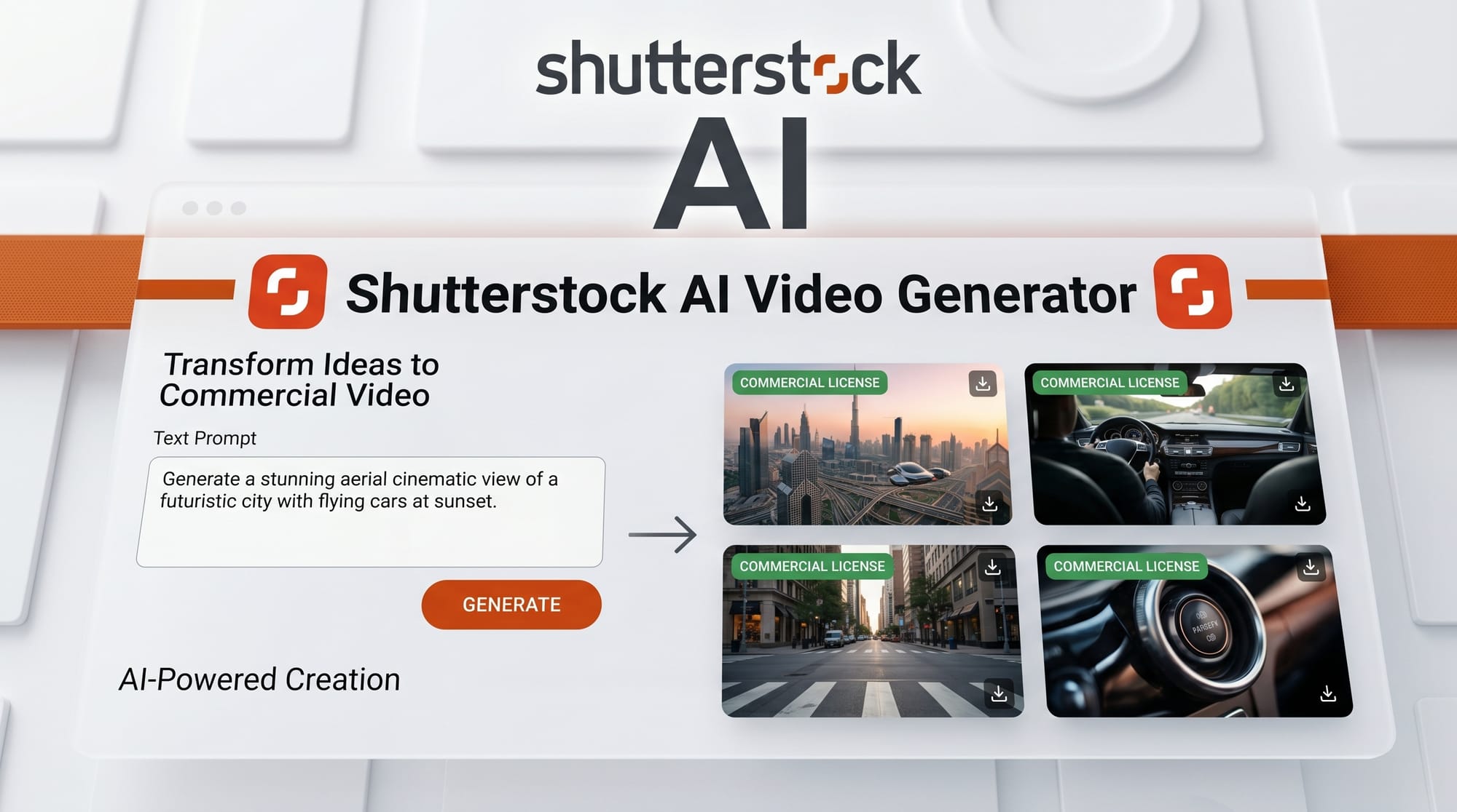 Shutterstock Launches Commercial AI Video Generator