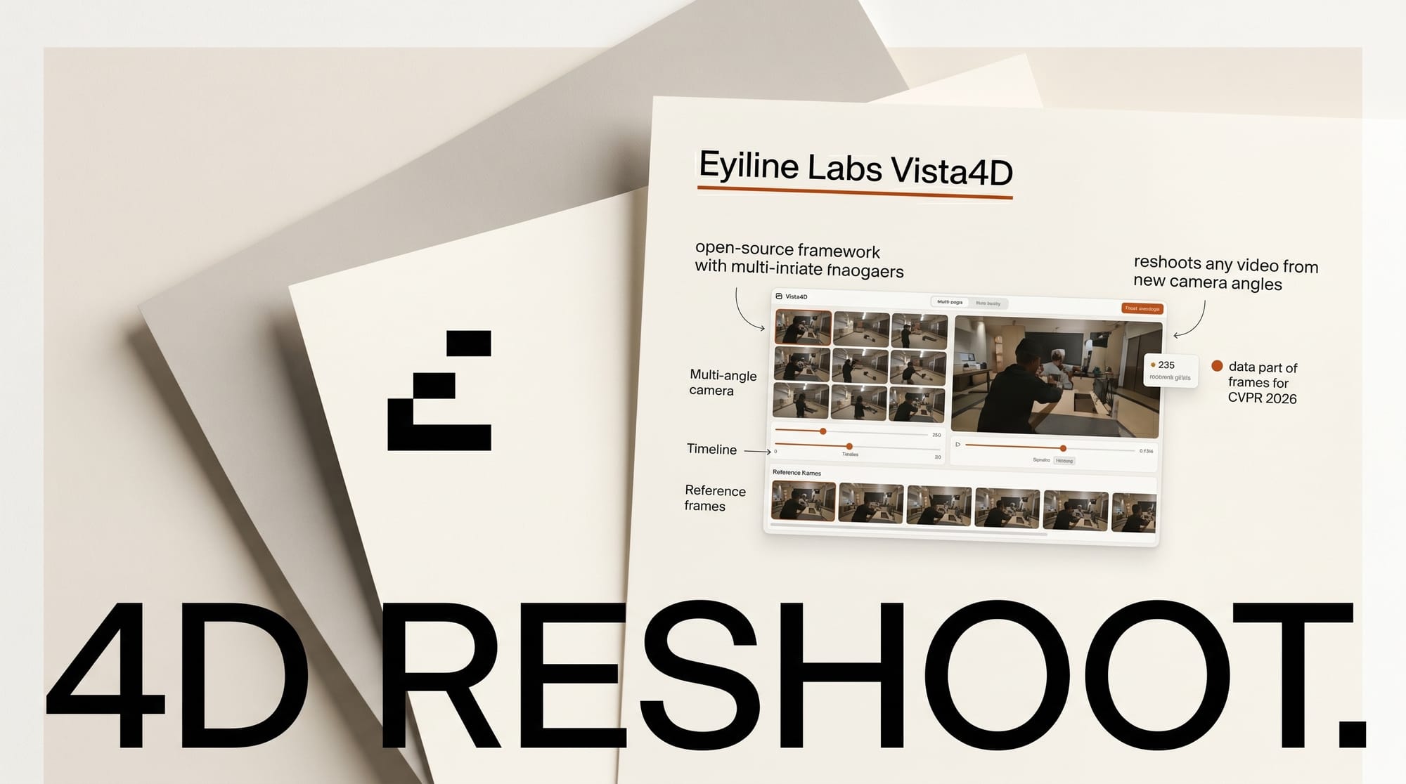Vista4D: Eyeline Labs Reshoots Any Video in 4D
