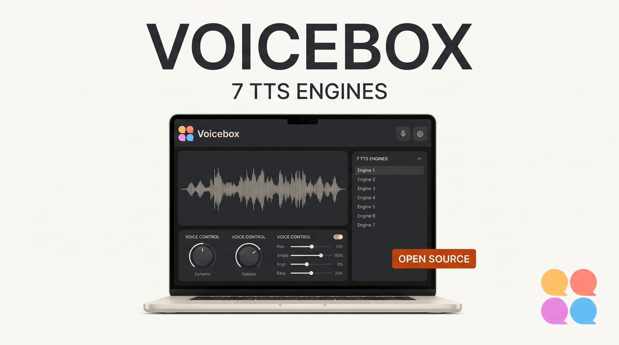 Voicebox: Free Open-Source Voice Studio with 7 TTS Engines