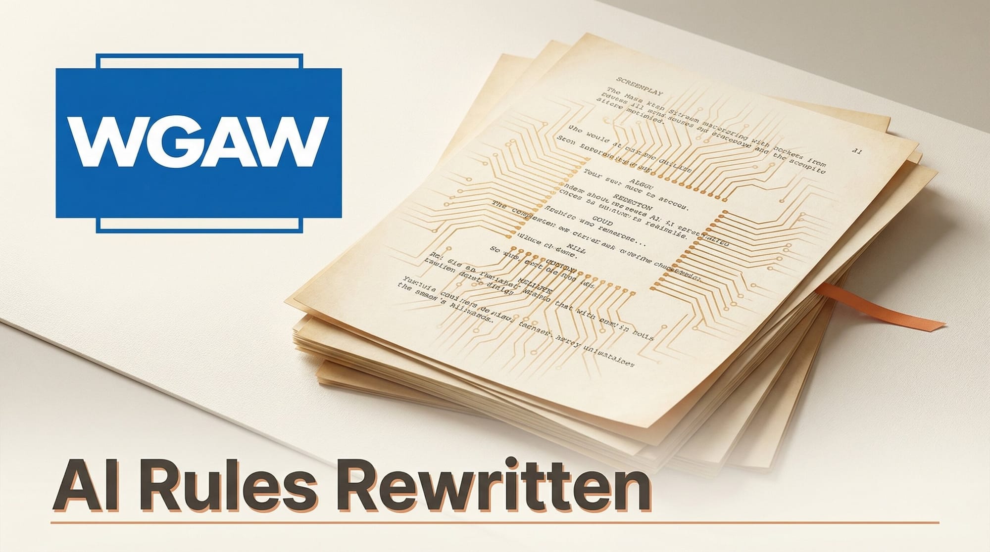 WGA's Four-Year Deal Rewrites AI Rules for Creators