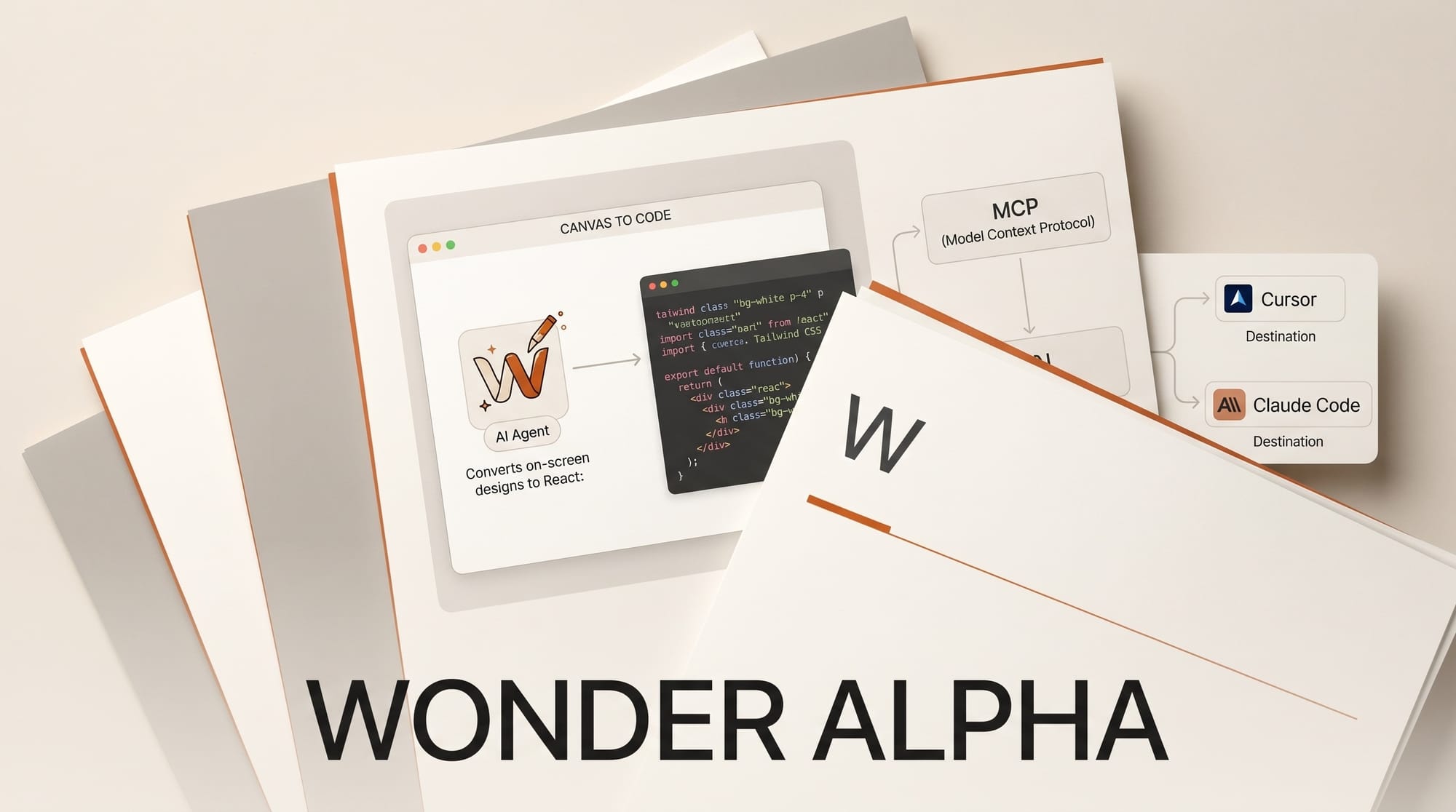 Wonder Public Alpha: AI Design Agent Goes Canvas-to-Code