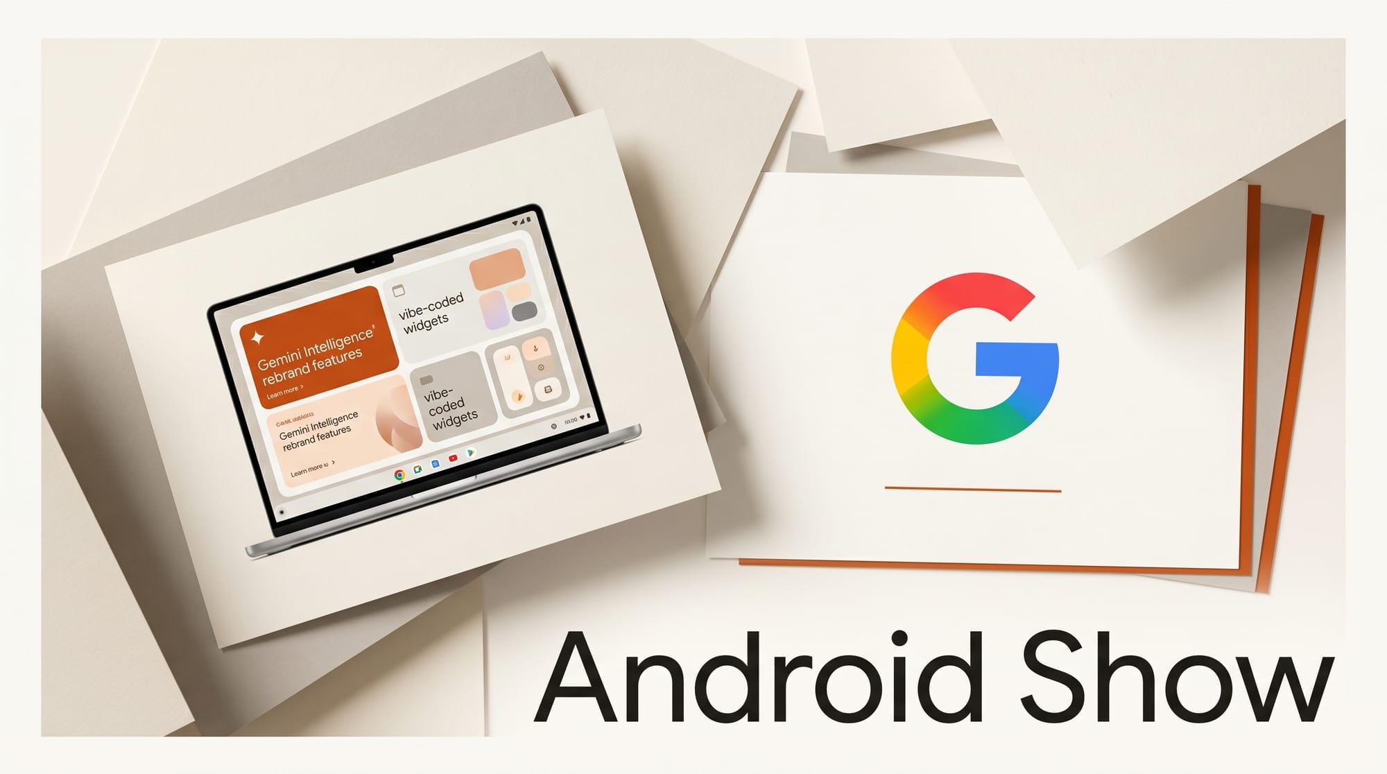 Android Show 2026: Googlebook, Vibe Widgets, Premiere App