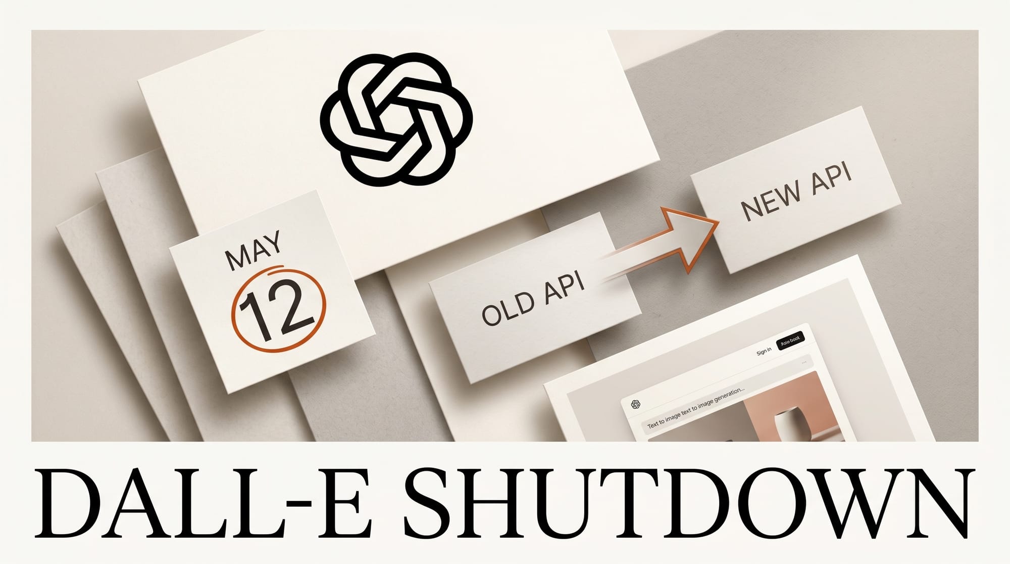DALL-E Shuts Down May 12: GPT Image 1 Migration Guide