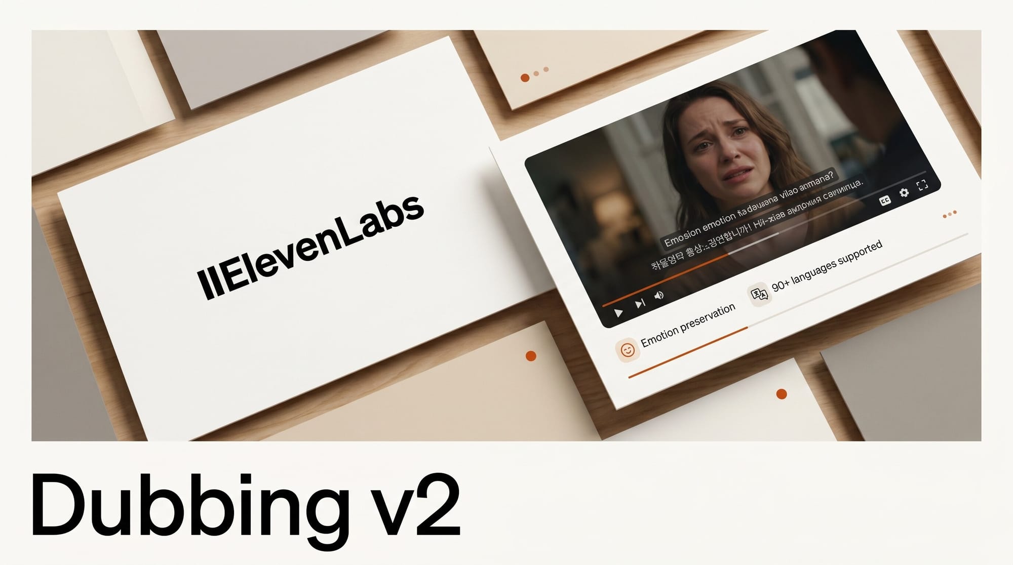 ElevenLabs Dubbing v2: 90+ Languages, Emotion Preserved