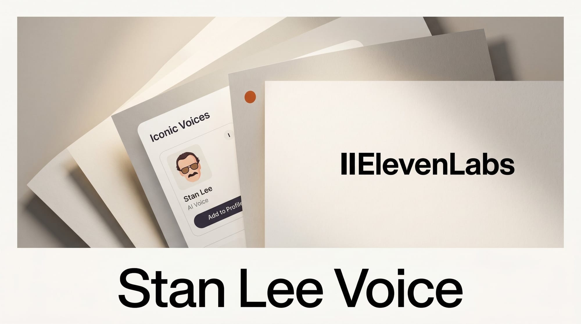 Stan Lee Voice Lands in ElevenLabs Iconic Marketplace