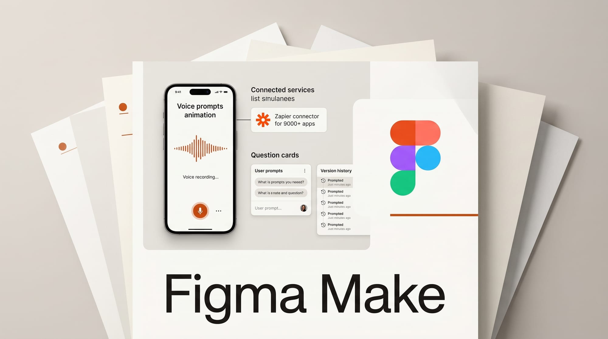 Figma Make Gets Voice Prompts and a Zapier Connector