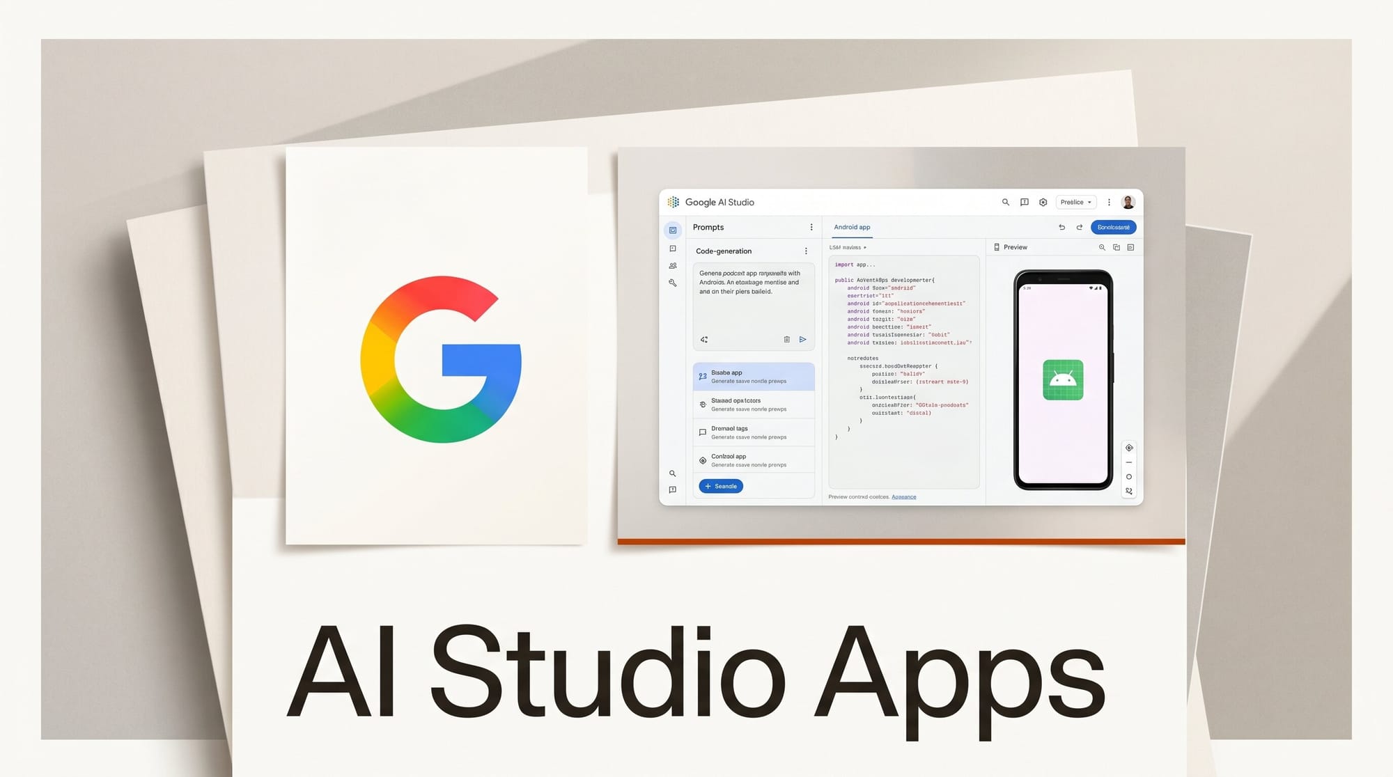 Google AI Studio Hits 250K Android Apps in 7 Days