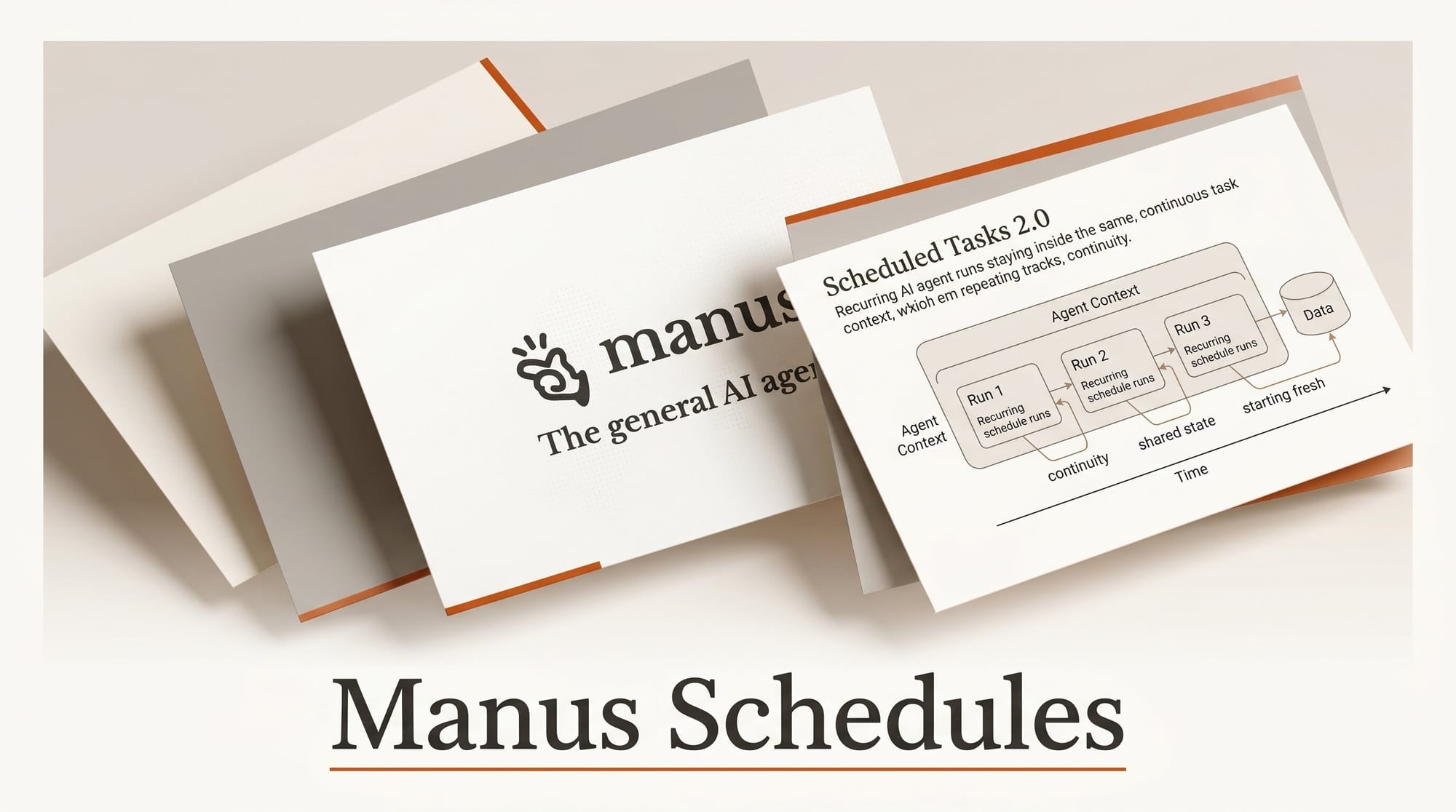 Manus Schedules 2.0: Recurring Tasks Now Keep Context