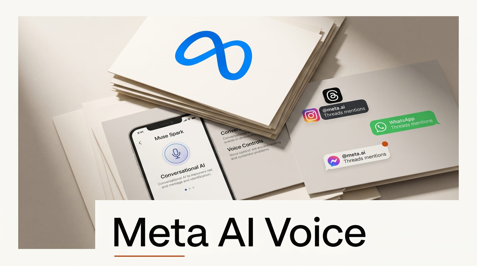 Meta AI Voice Mode and @meta.ai Threads Mentions Launch