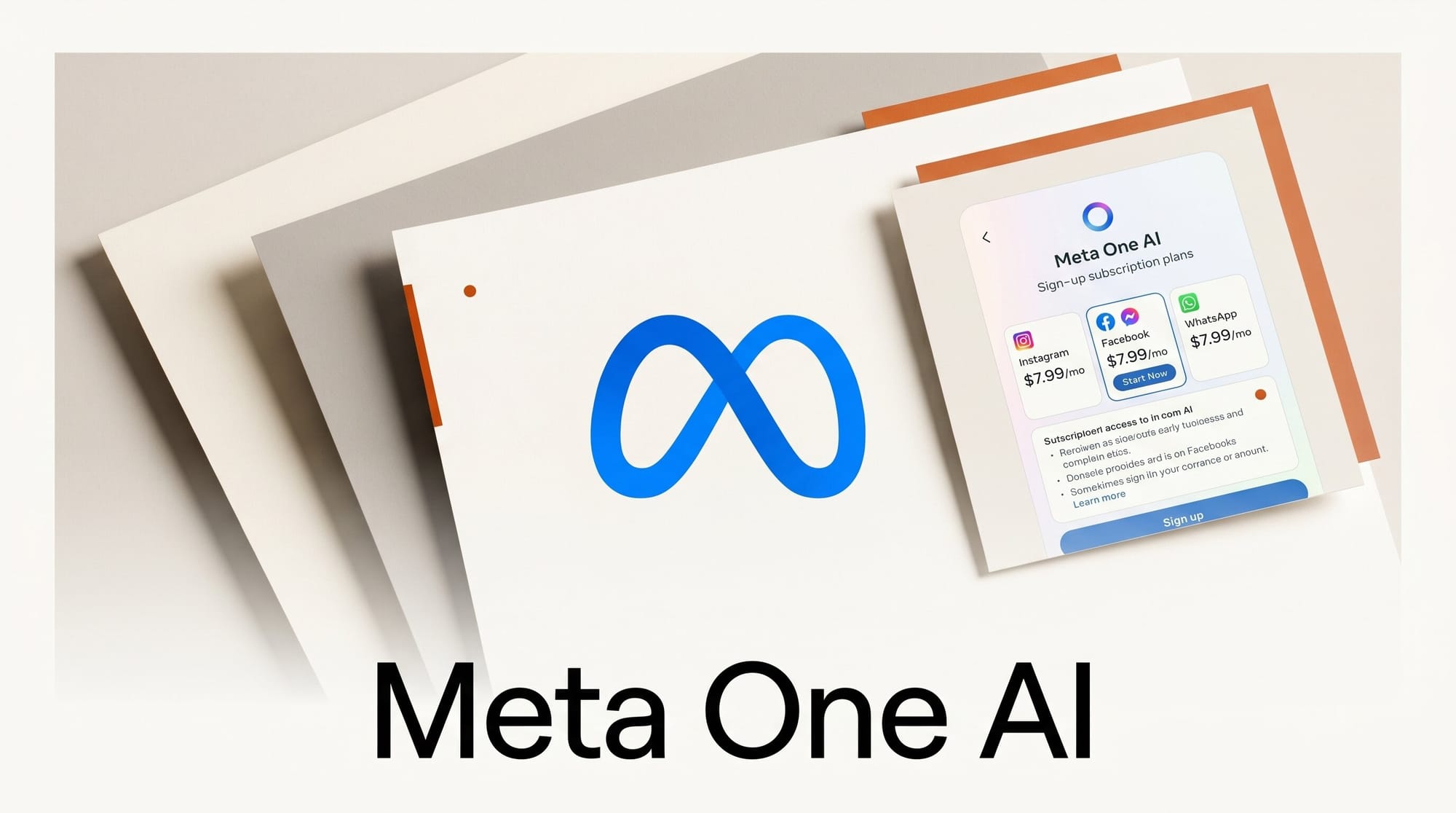 Meta One AI: Paid Plans Start at $7.99 per Month