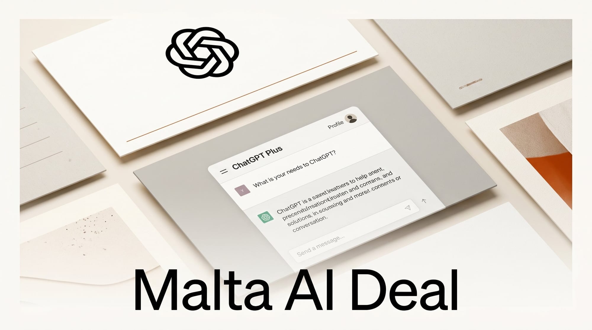 Malta Gets Free ChatGPT Plus for All Citizens in OpenAI Deal
