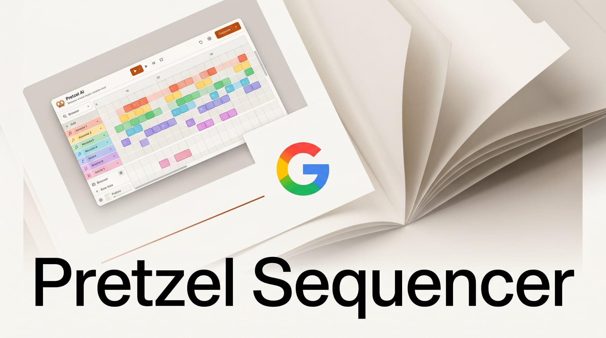 Pretzel: Chat-Driven AI Music Sequencer from Google I/O