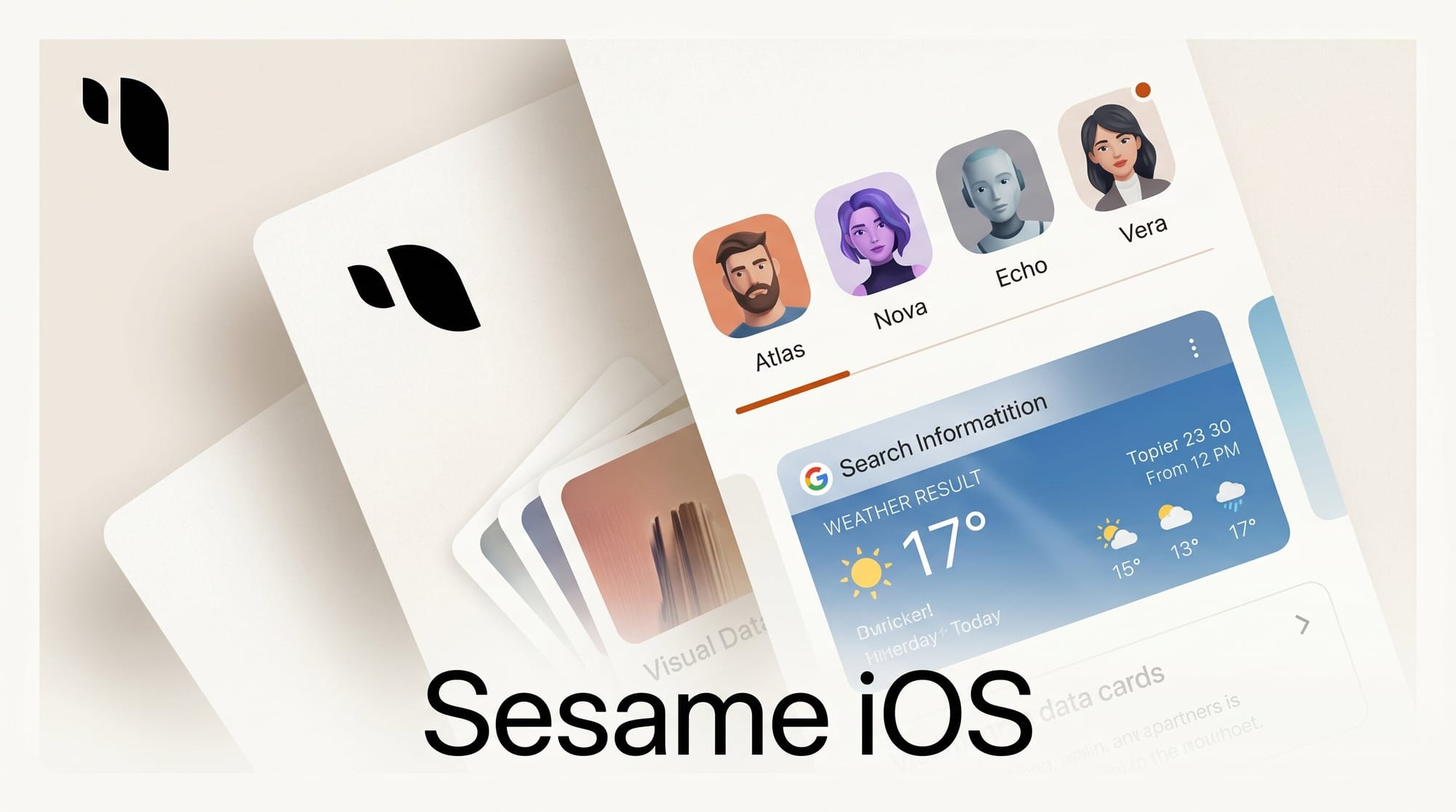 Sesame iOS Preview: 4 Voice Agents, Real-Time Search
