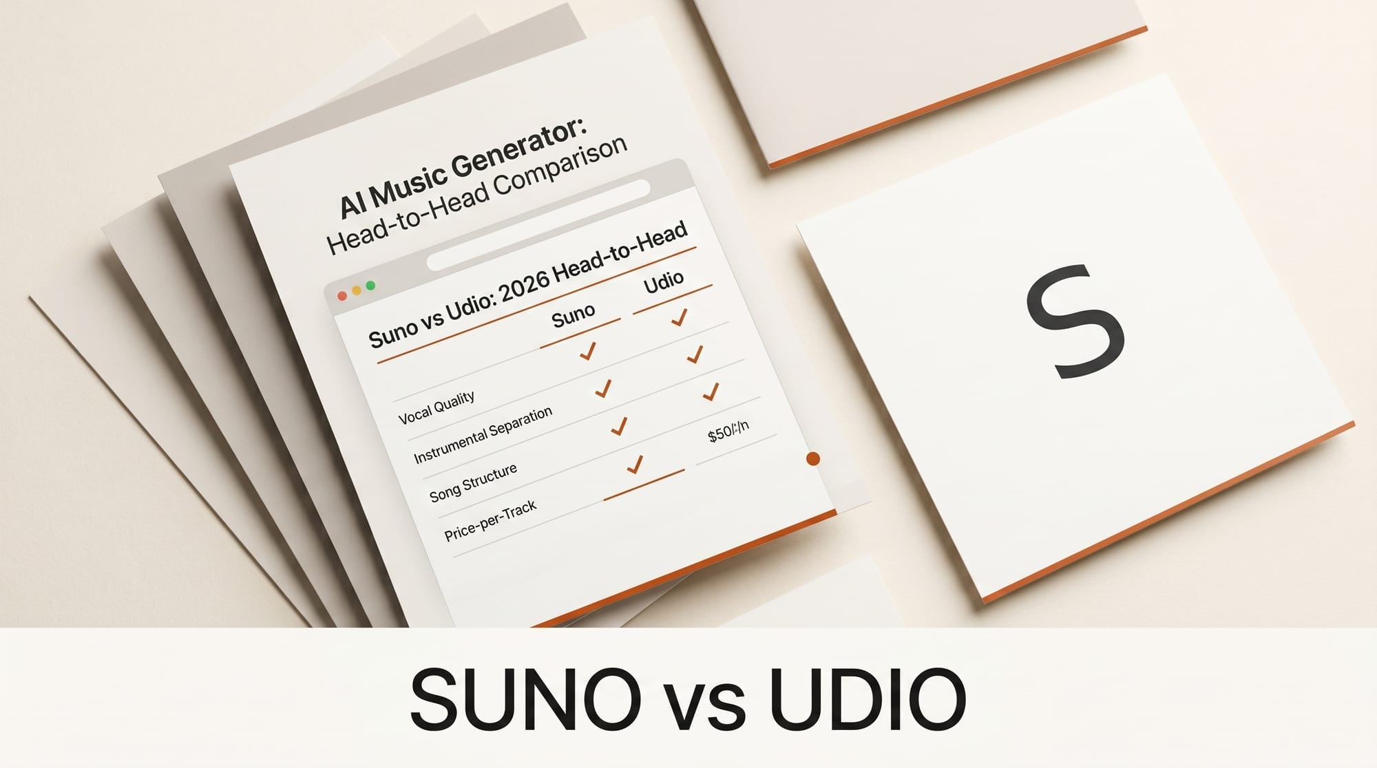 Suno vs Udio 2026: Best AI Music Generator Compared