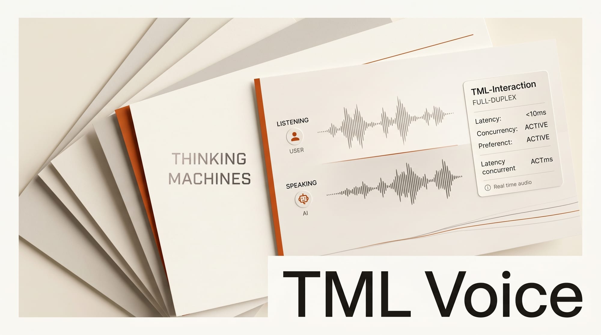 Thinking Machines TML-Interaction: Full-Duplex Voice AI