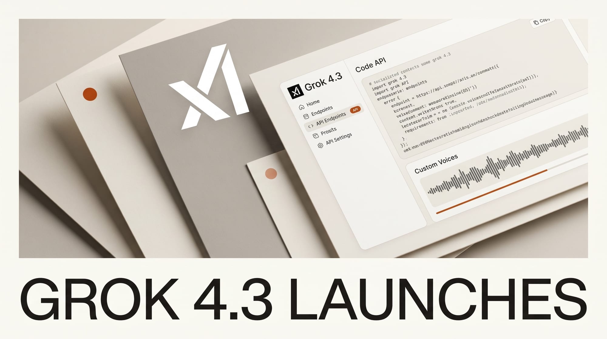 xAI Grok 4.3 + Custom Voices Bundle Creator Stack