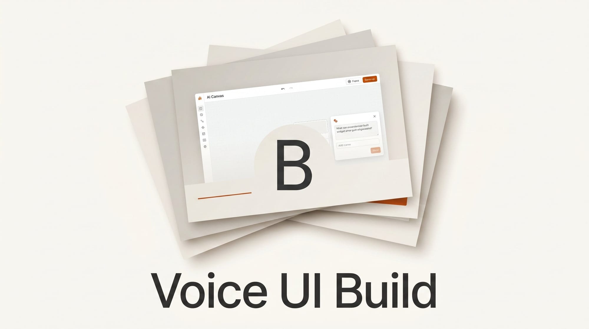 Brontosaurus: Build UI Widgets by Voice with AI