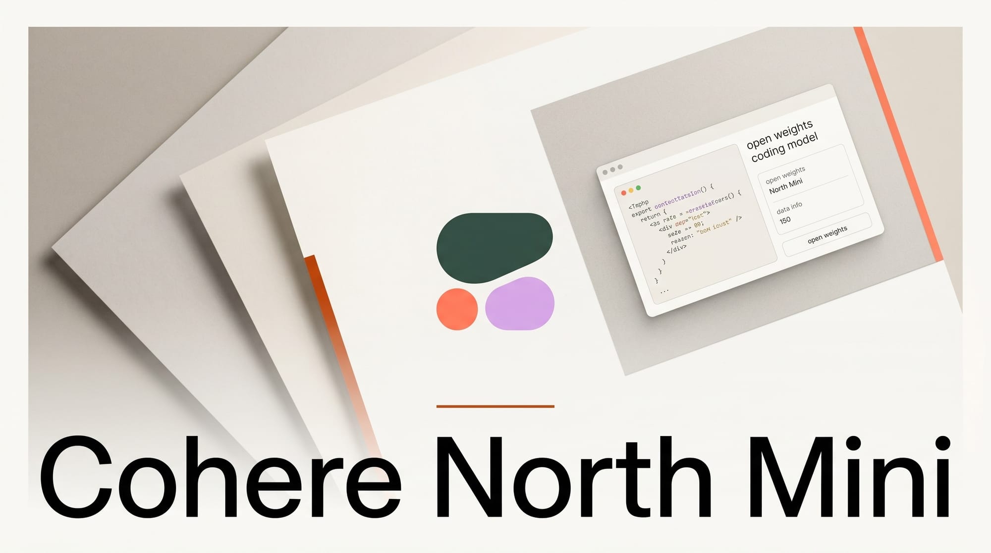 Cohere North Mini Code: Open 30B Coding Model