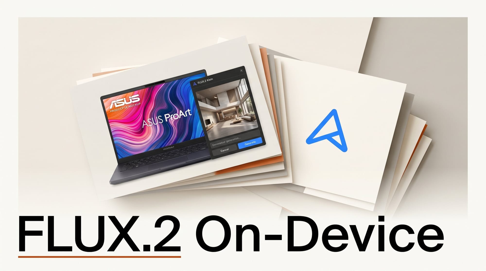 FLUX.2 Klein Ships On-Device on ASUS ProArt Laptops