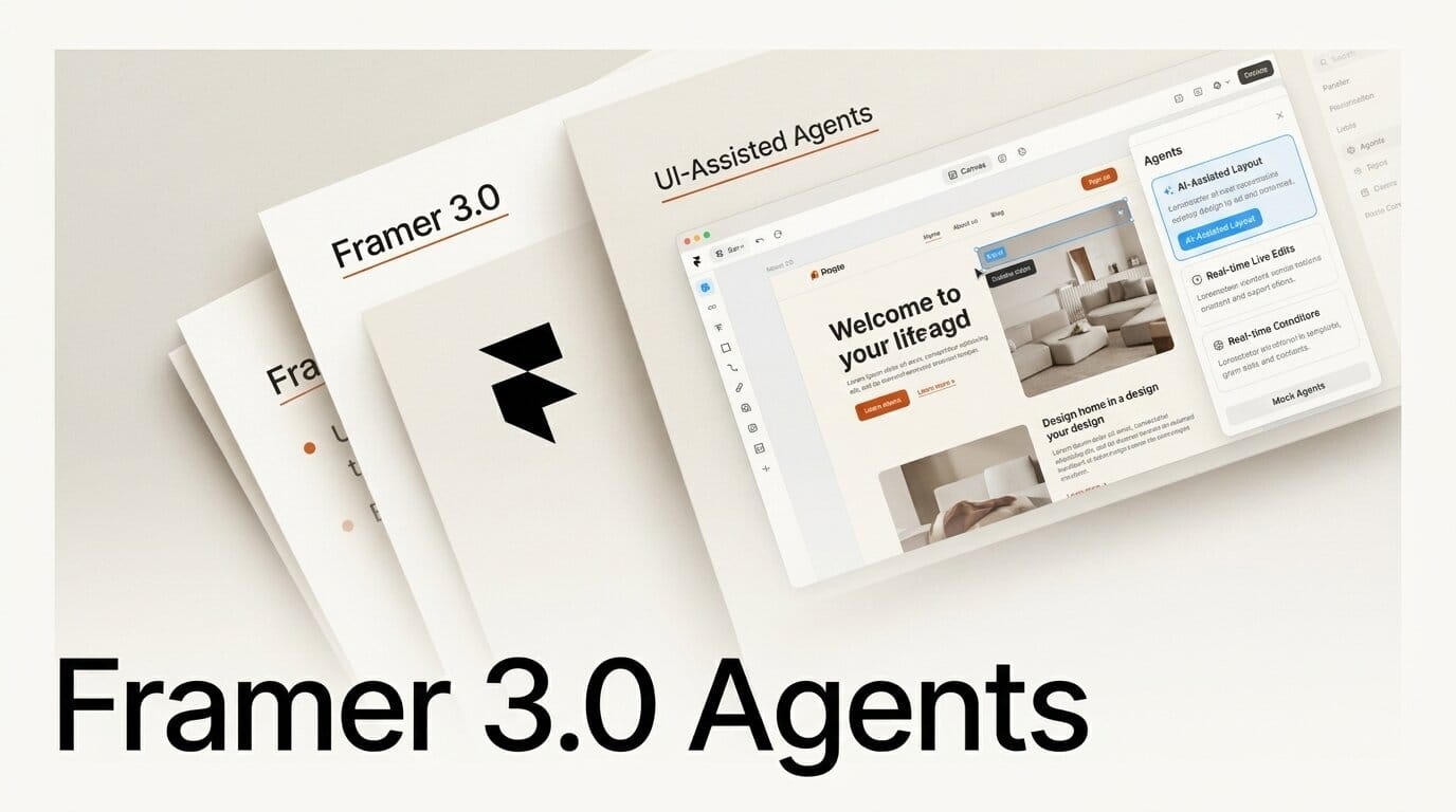 Framer 3.0 Agents: AI That Edits Your Live Site