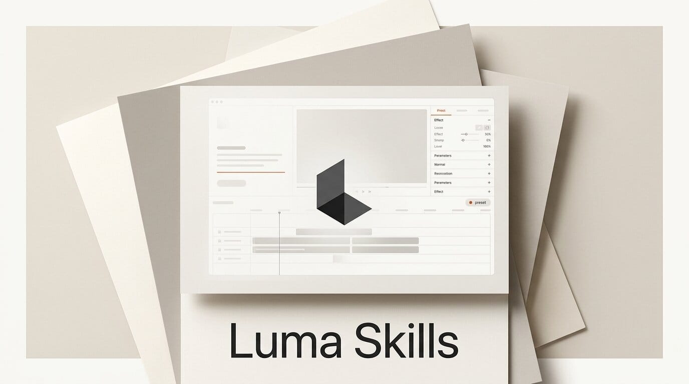 Luma Skills: Save and Reuse Creative Workflows