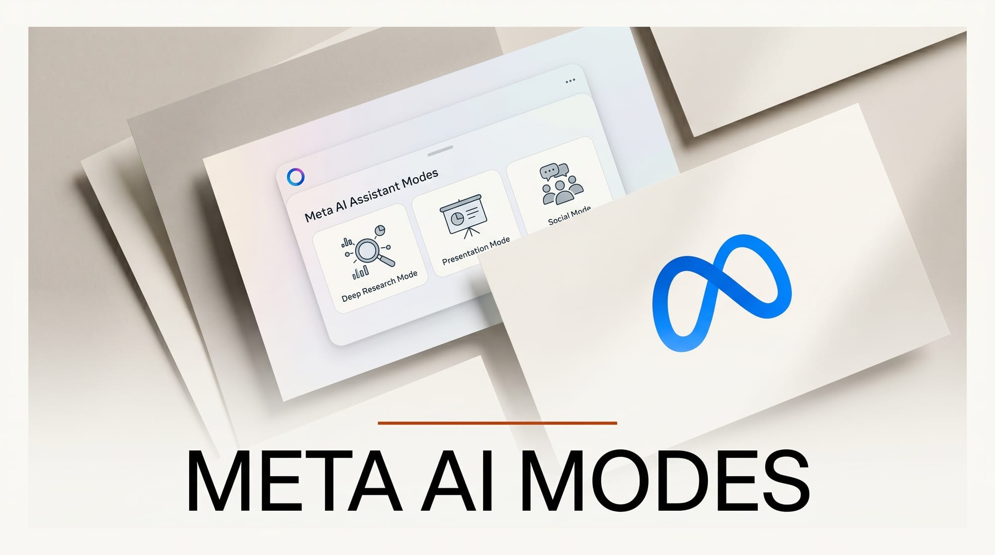 Meta AI Tests Deep Research, Slides, and Social Modes