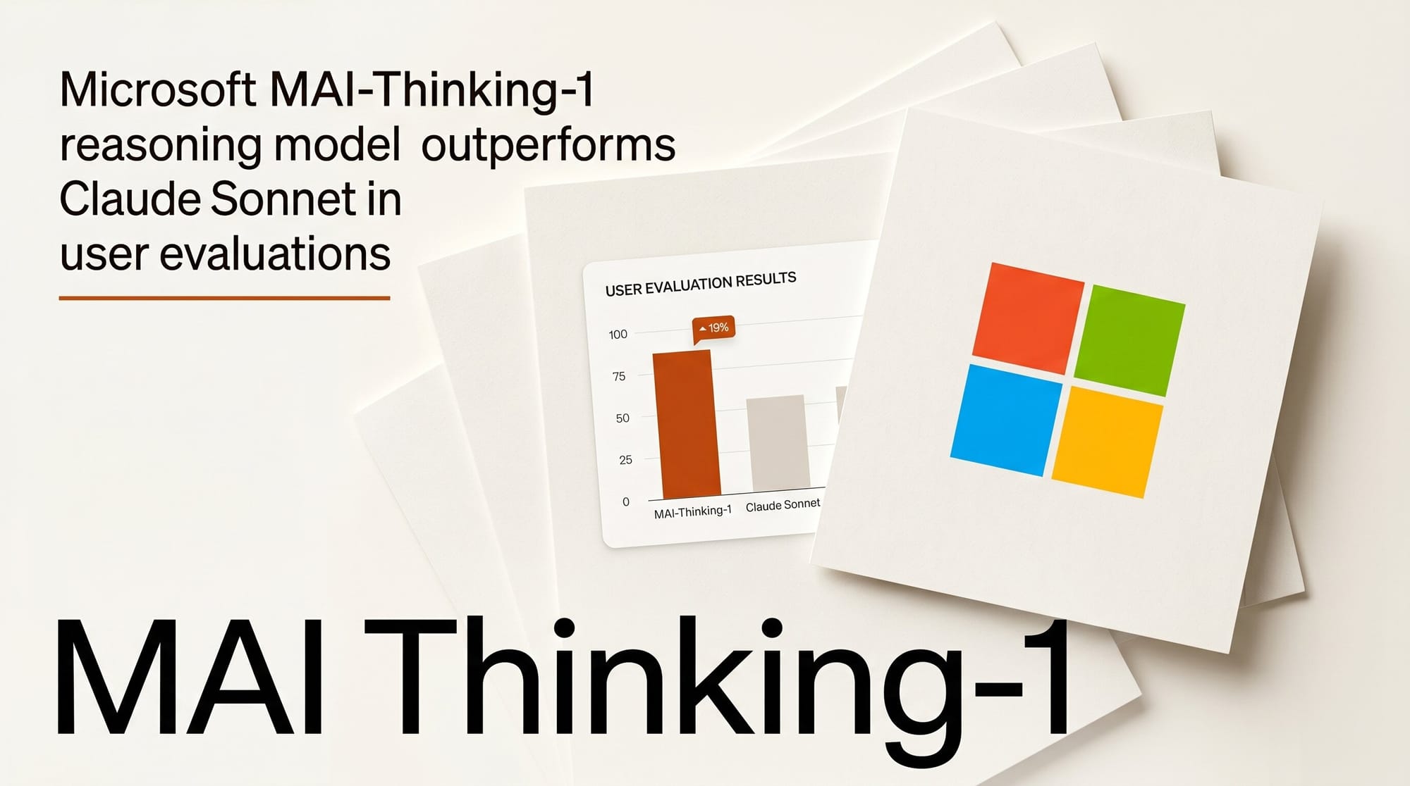 Microsoft MAI-Thinking-1 Tops Claude Sonnet in User Evals