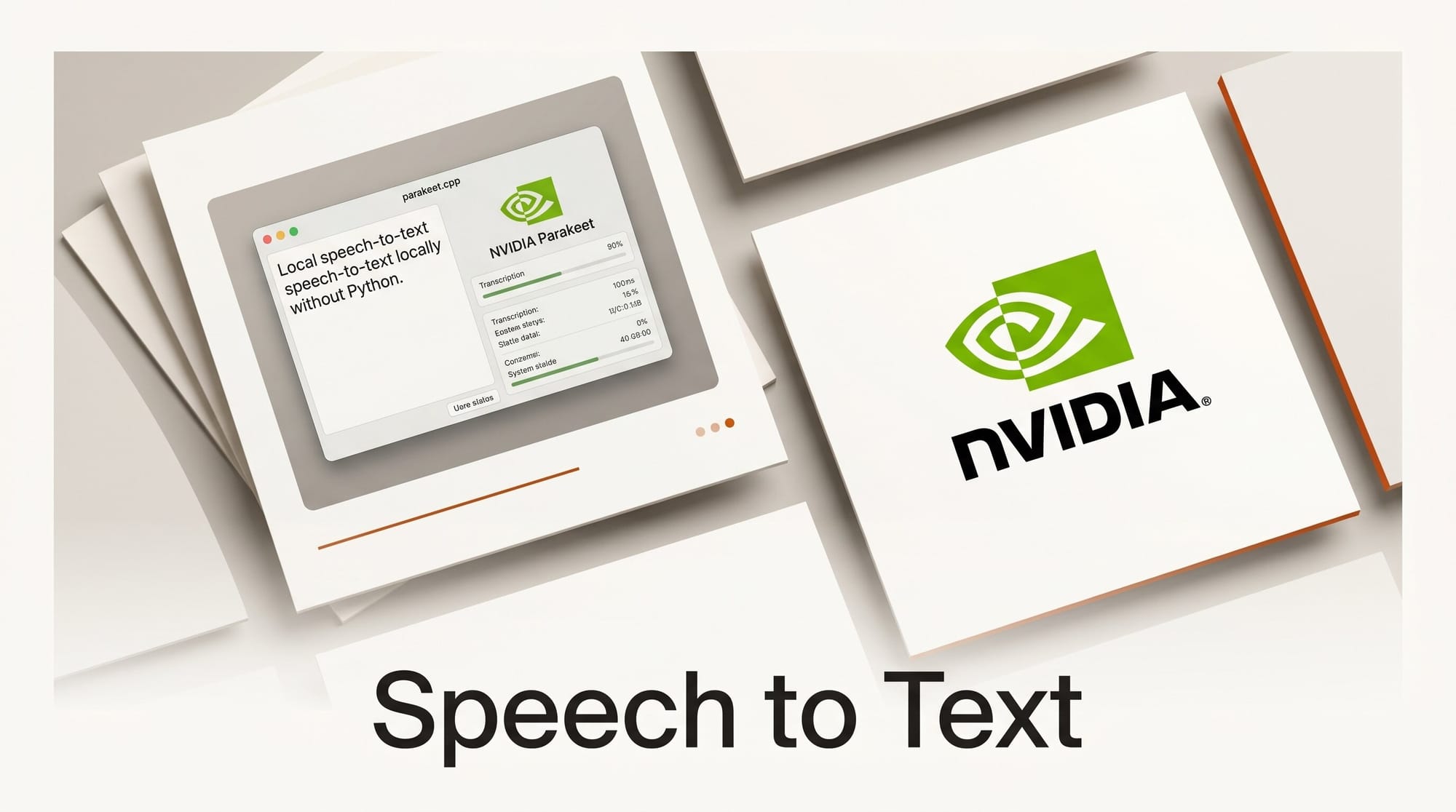 parakeet.cpp: NVIDIA Parakeet Speech-to-Text, No Python