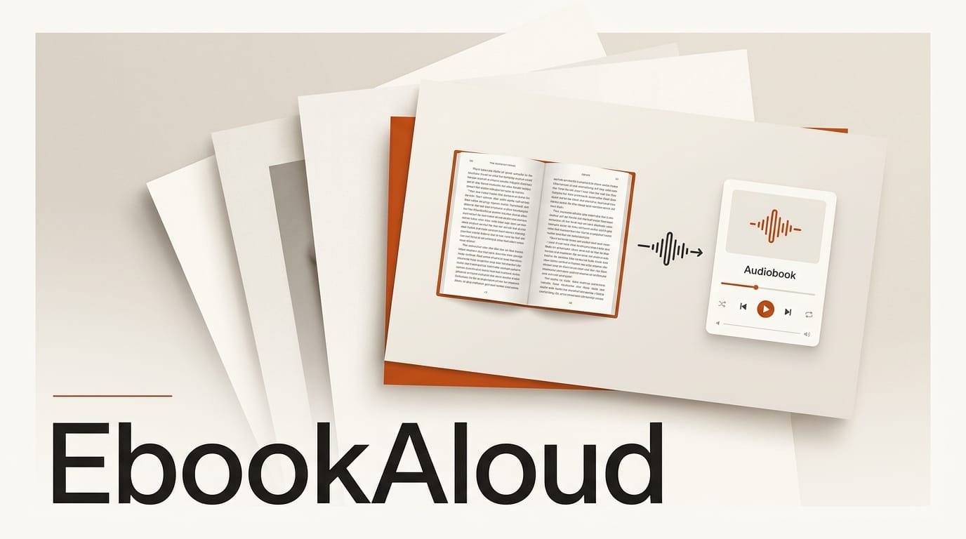 EbookAloud Turns Ebooks Into AI Audiobooks for Under $6