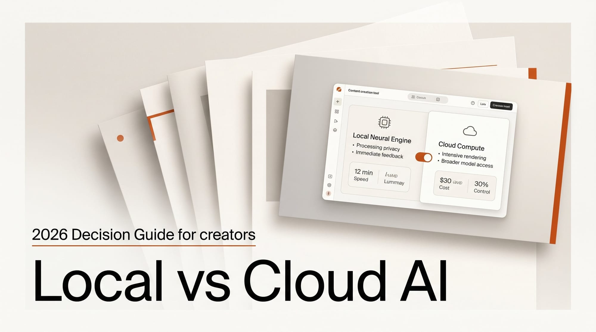 Local AI vs Cloud AI for Creators: 2026 Decision Guide