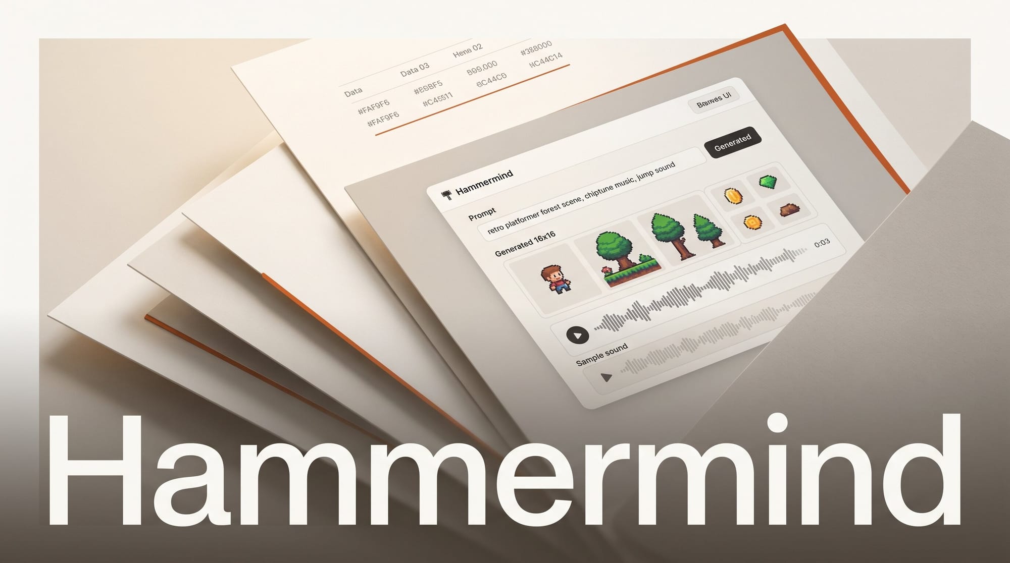 Hammermind: AI Pixel Art and Audio From One Prompt