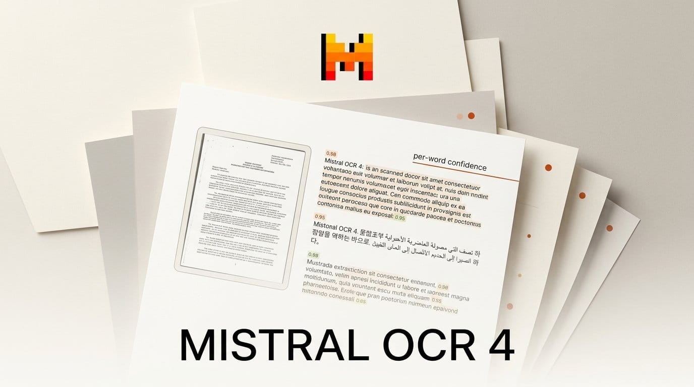 Mistral OCR 4: 170 Languages, 4x Faster Document AI