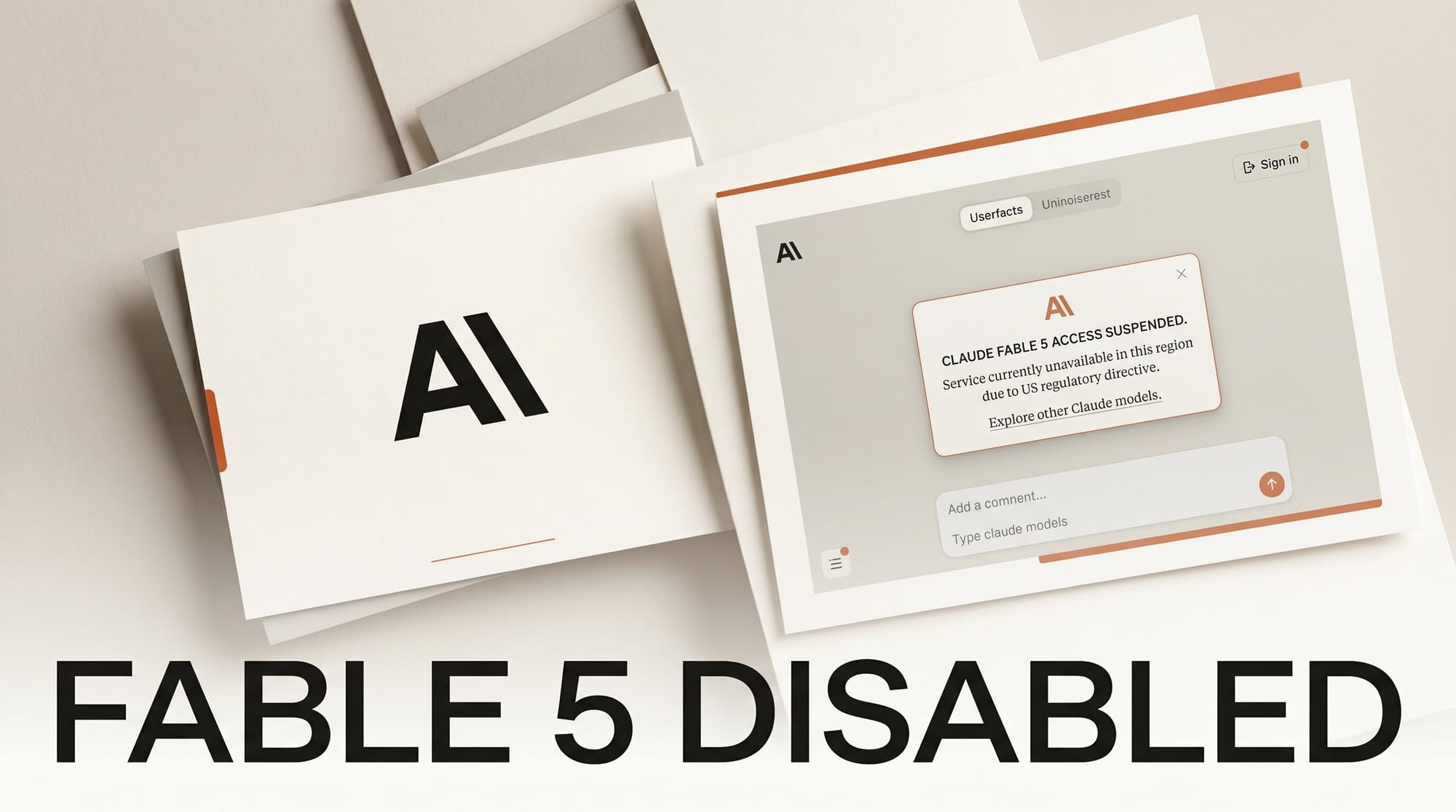Anthropic Disables Fable 5 and Mythos 5 on US Order
