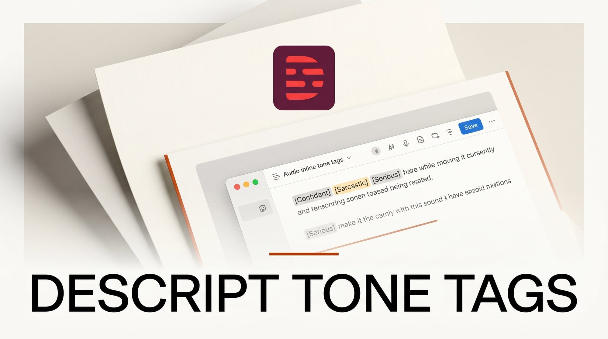Descript Adds Tone Tags and Claude/ChatGPT Editing