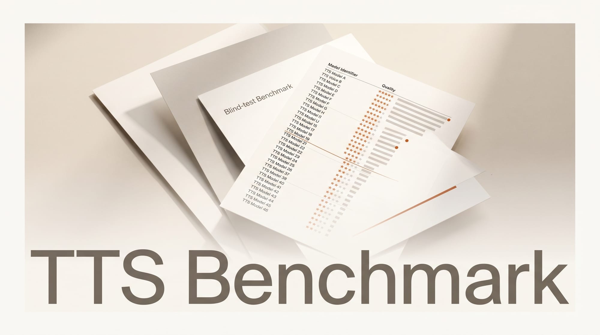 TTS Benchmark Ranks 46 Voice Models on Blind Tests