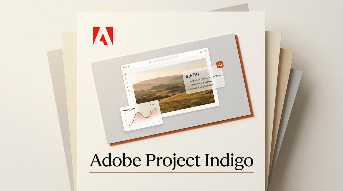 Adobe Project Indigo Adds AI Photo Critique