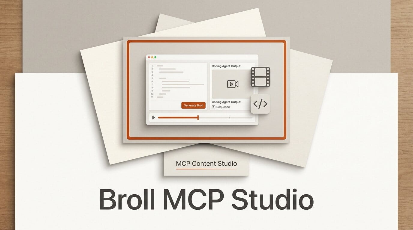 Broll: An MCP Content Studio for Coding Agents