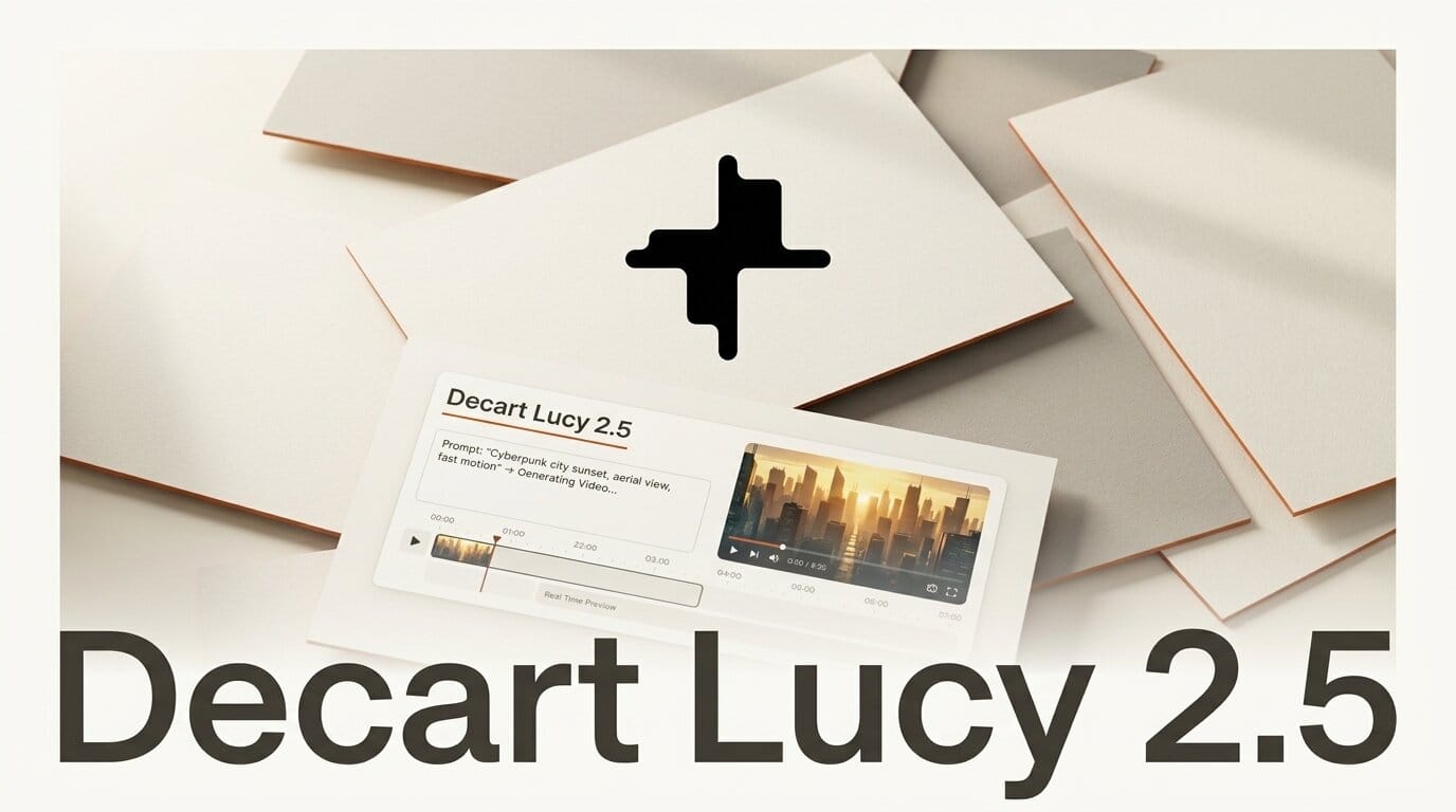 Decart Lucy 2.5 Brings Real-Time AI Video Editing