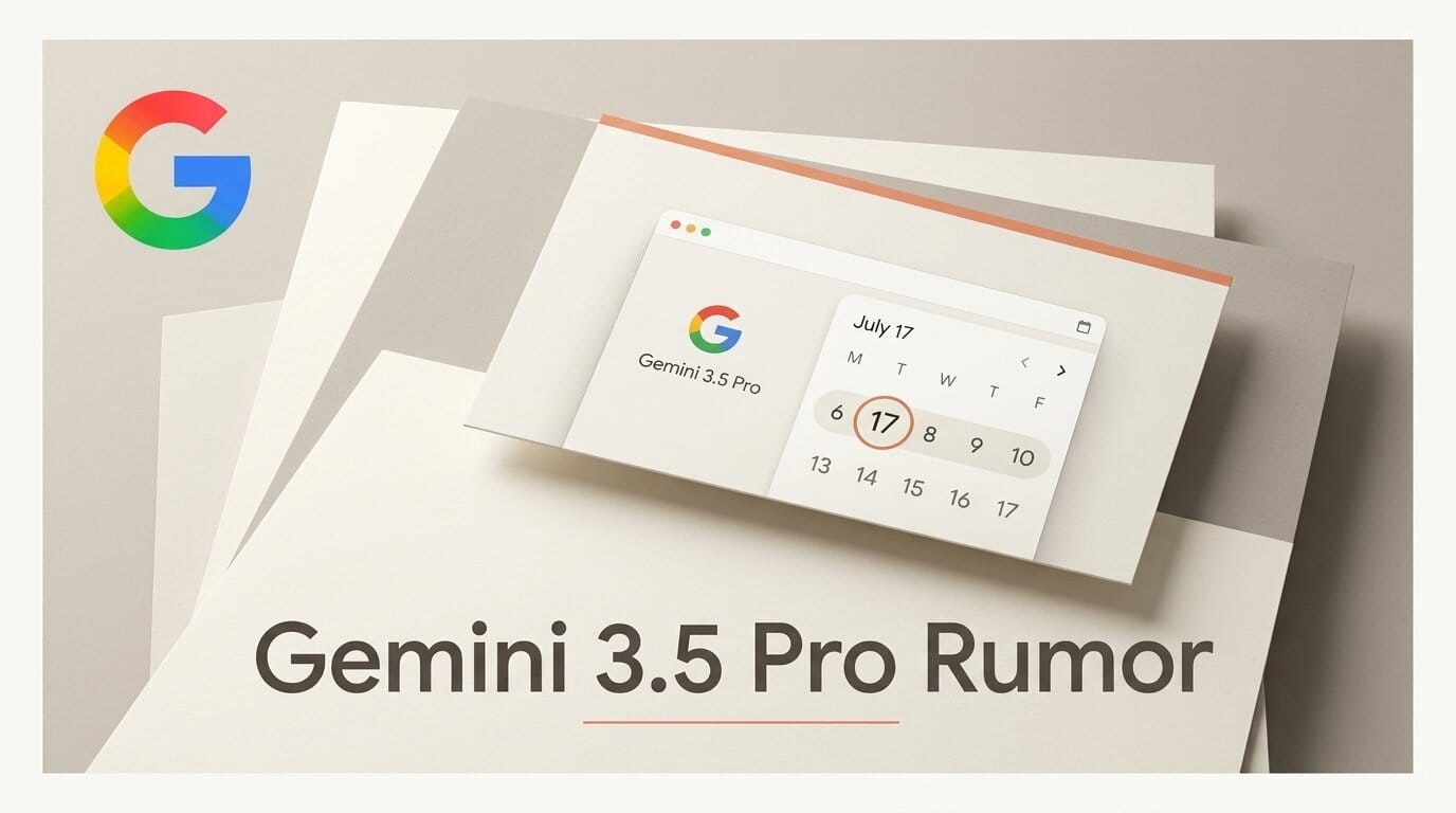 Gemini 3.5 Pro Reportedly Targets a July 17 Launch