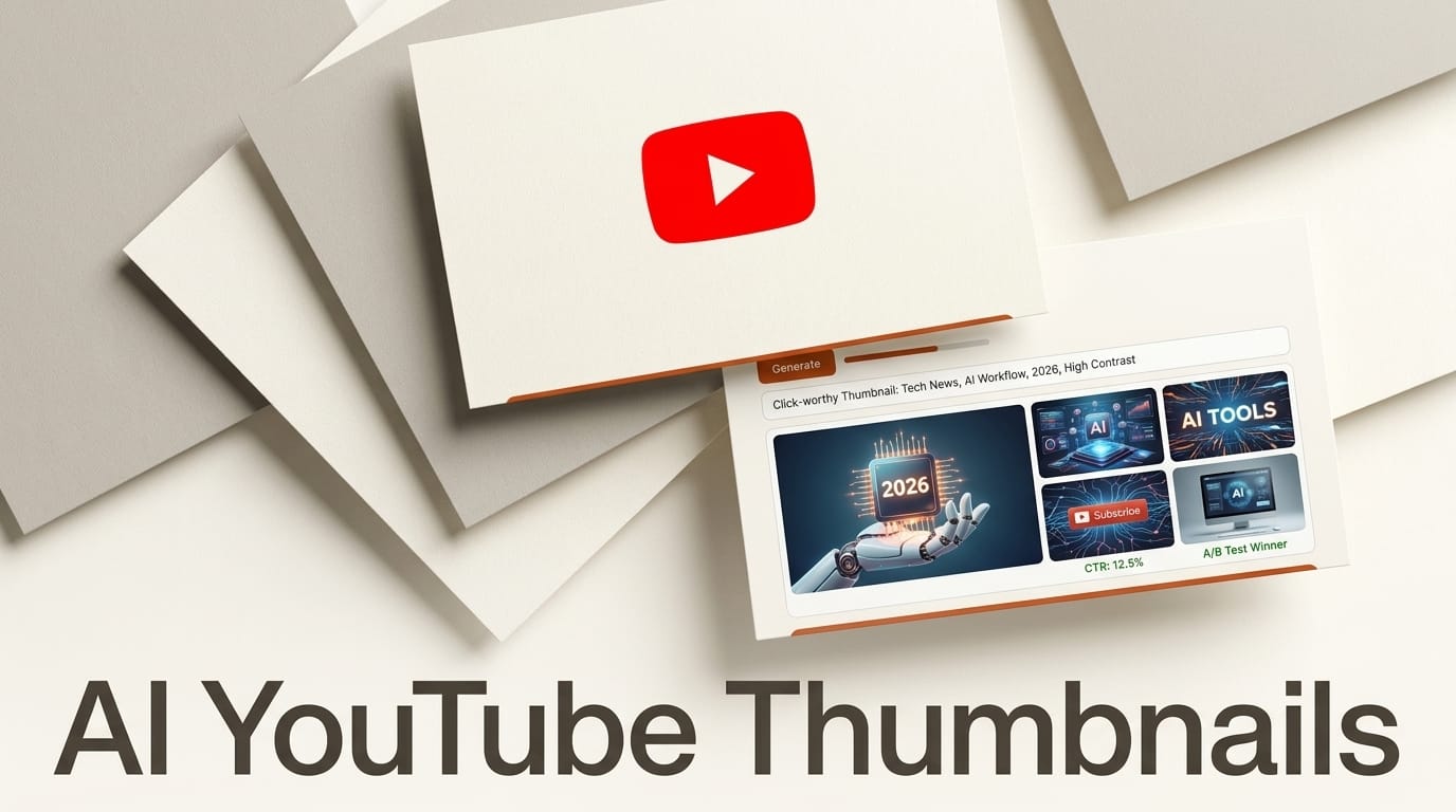 How to Make YouTube Thumbnails With AI (2026 Guide)