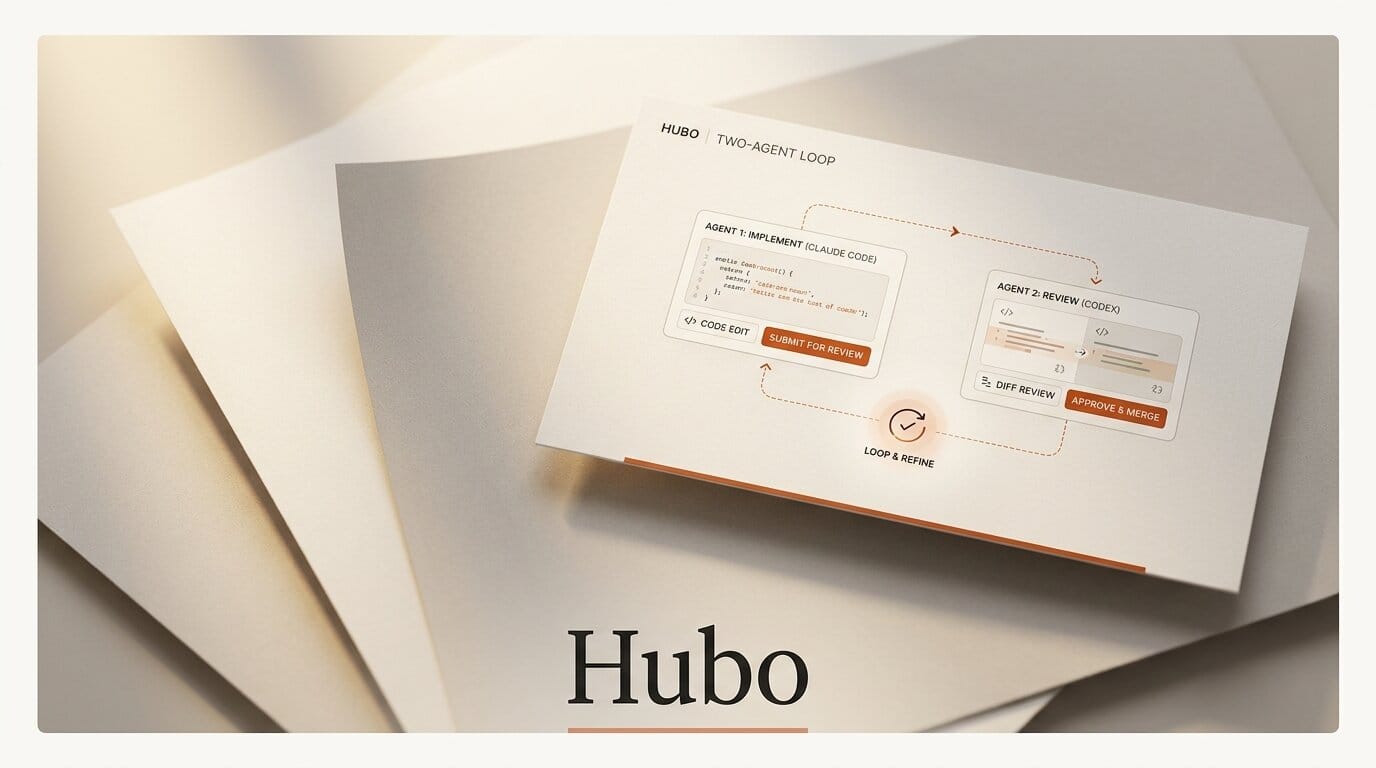 Hubo Adds Two-Agent Code Review to Claude Code