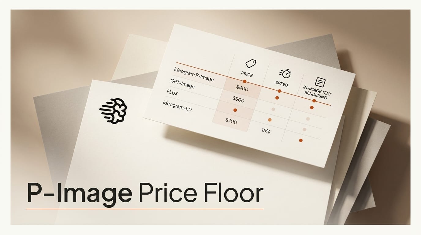 Ideogram P-Image vs GPT-Image vs FLUX: Cost Compared