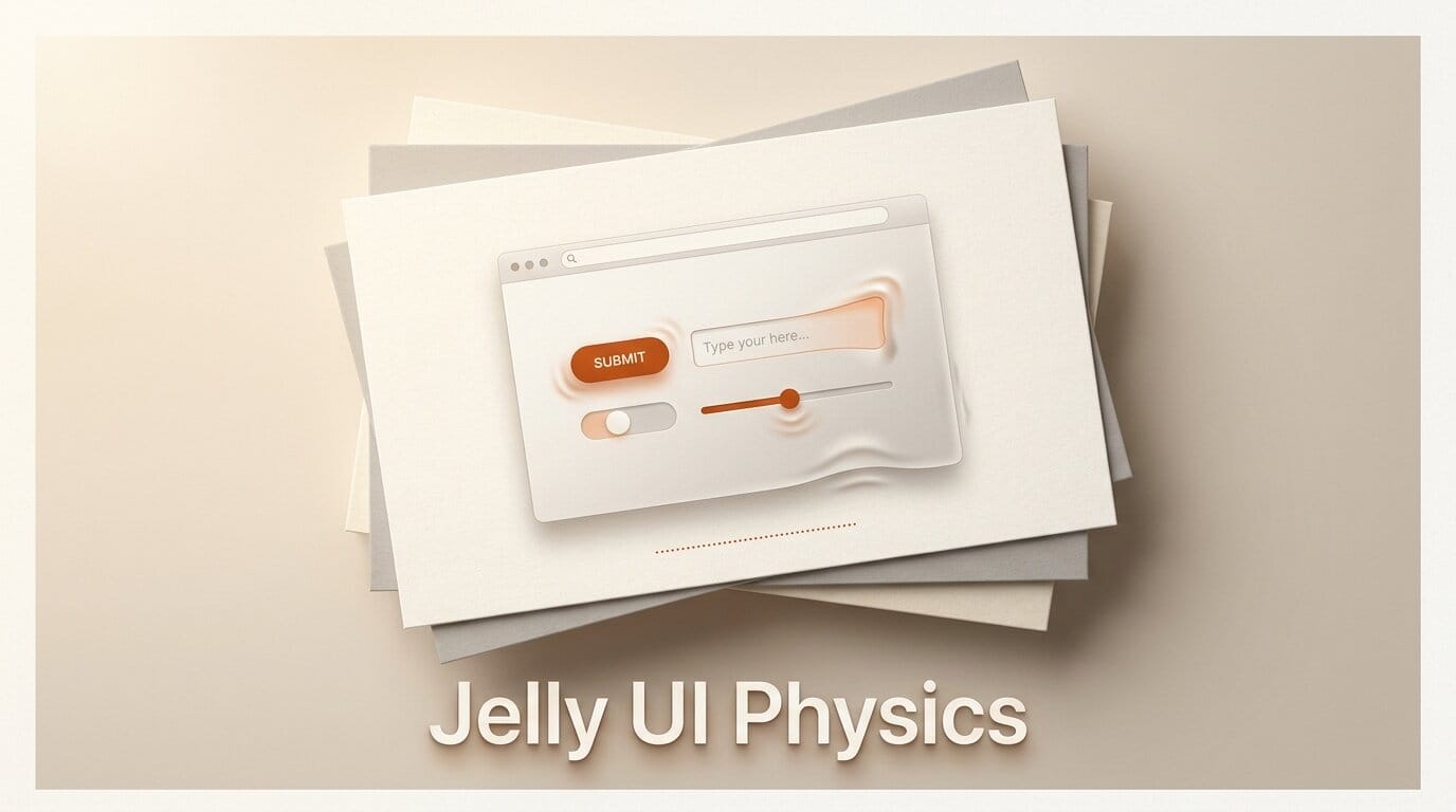 Jelly UI: Soft-Body Physics for HTML Form Controls