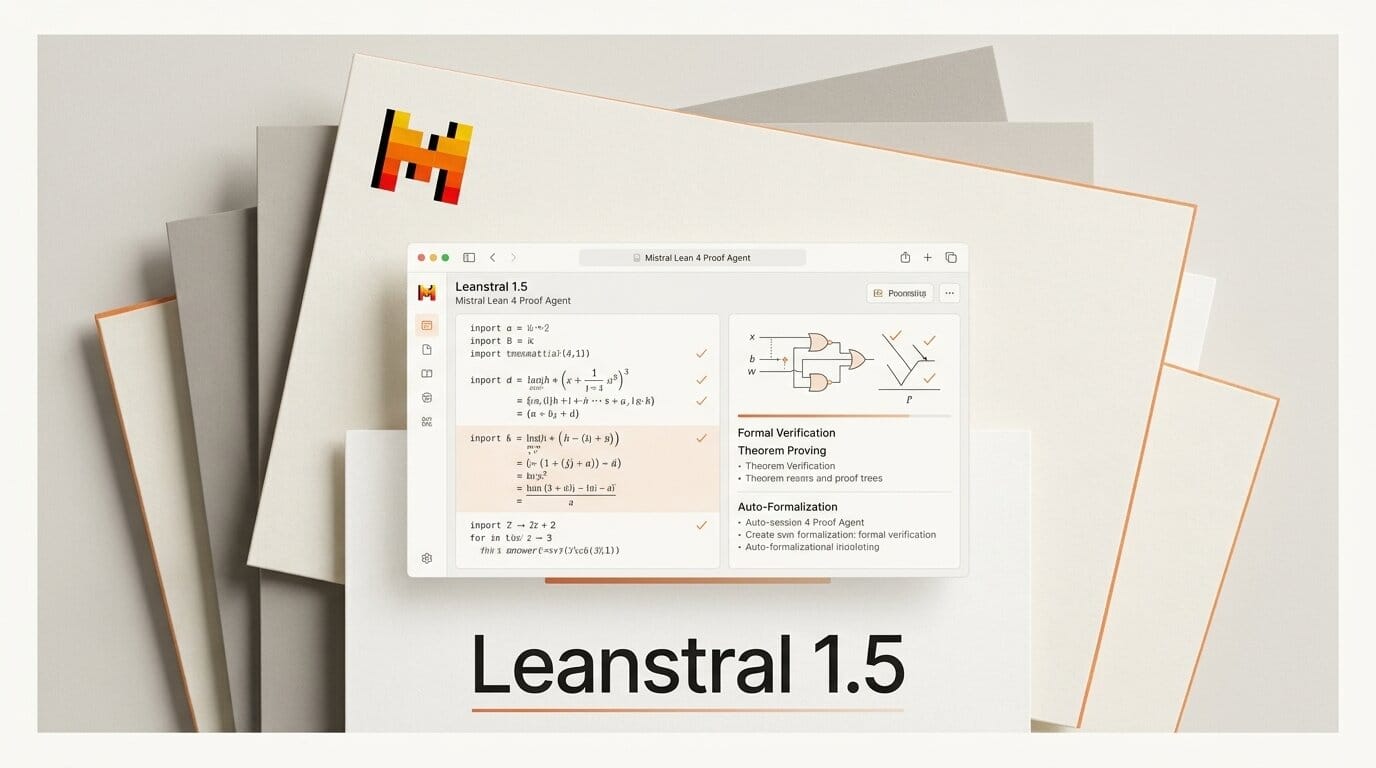 Leanstral 1.5: Mistral's Open Lean 4 Proof Agent