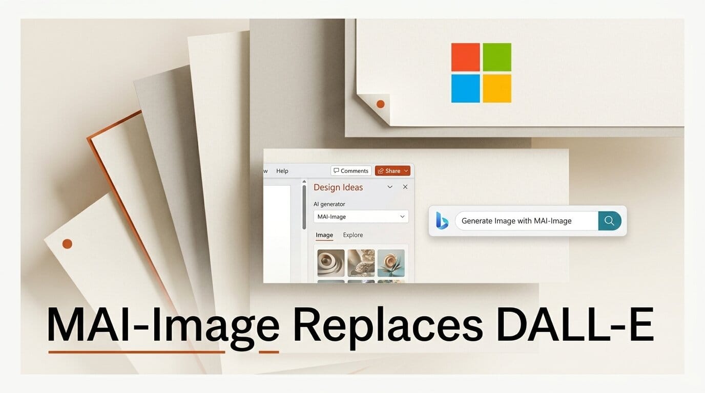 Microsoft Replaces DALL-E With MAI-Image in Office