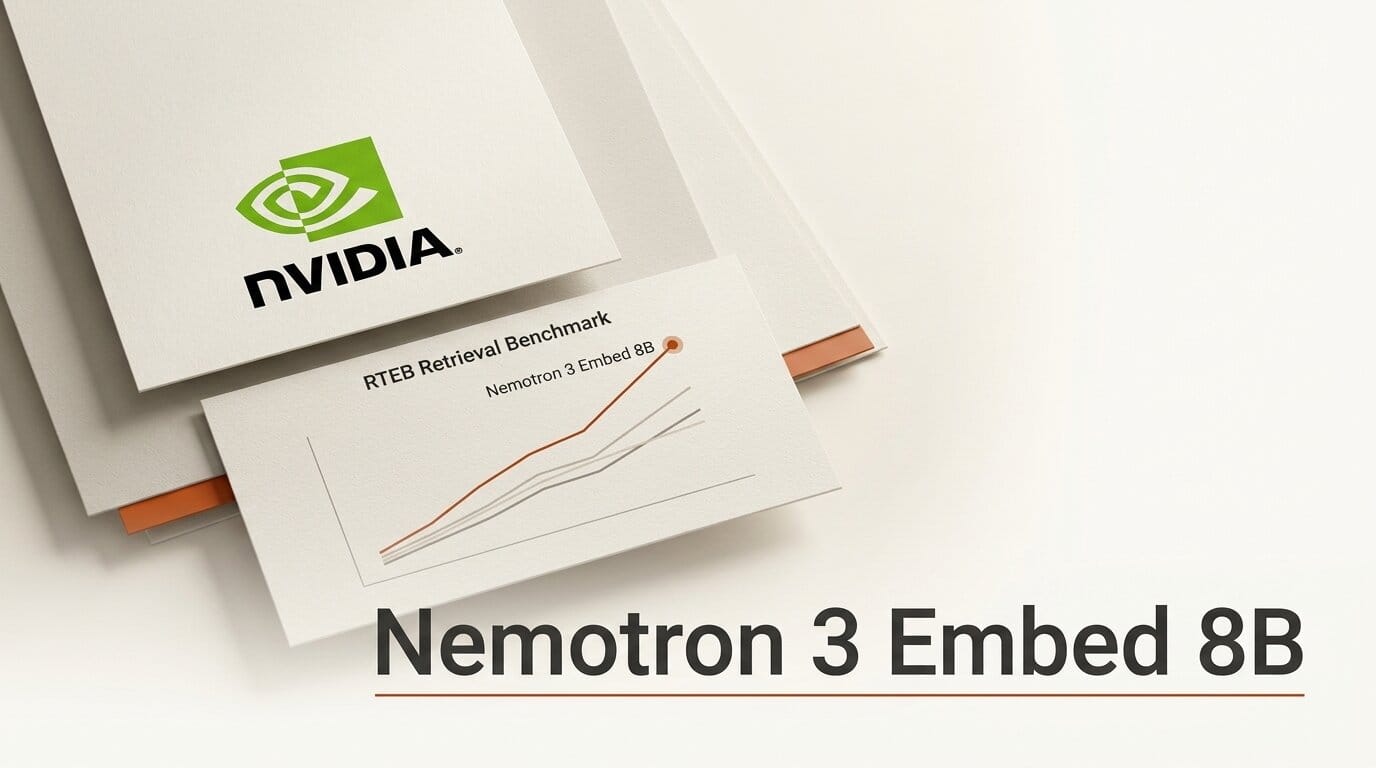 NVIDIA Nemotron 3 Embed 8B Tops RTEB Benchmark