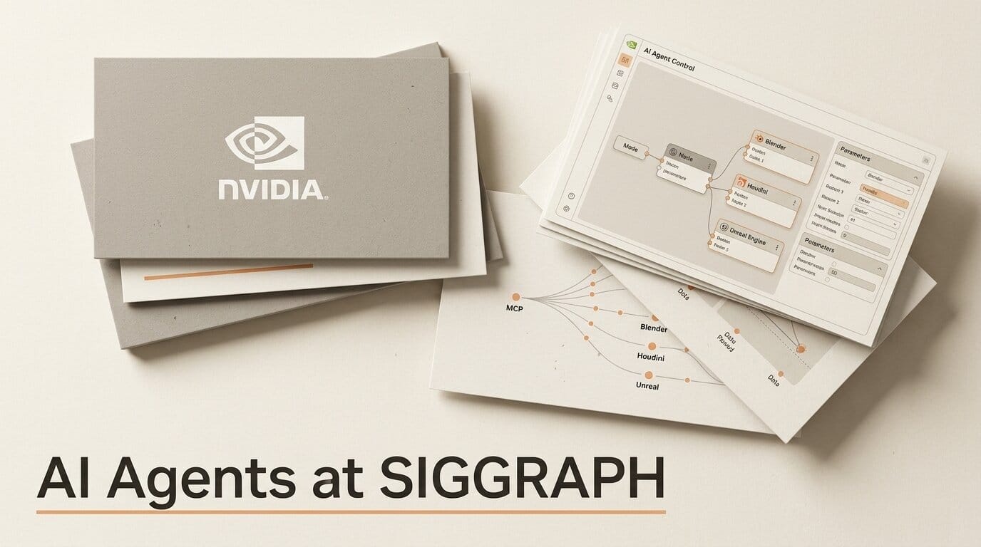 AI Agents Enter Blender, Houdini, Unreal at SIGGRAPH