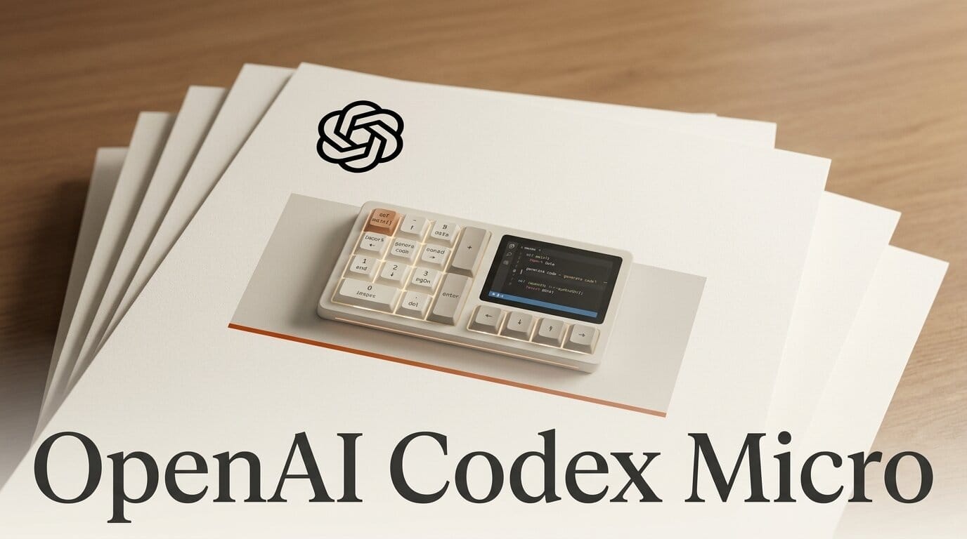 OpenAI's First Hardware Is a Macro Pad for Codex