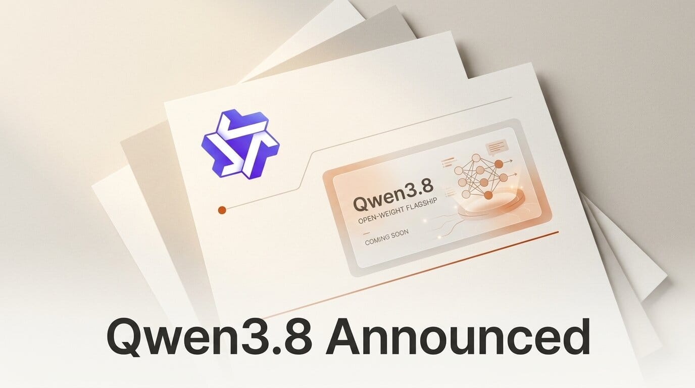 Qwen3.8 Announced: Open-Weight Flagship Coming Soon